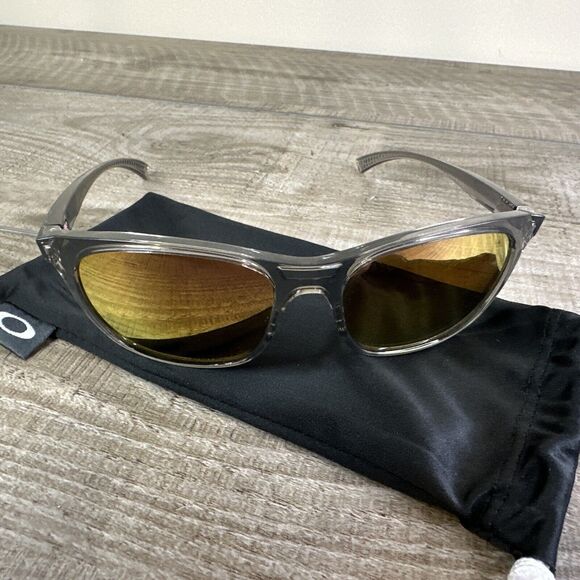 Oakley Leadline Mens Sunglasses Frames Only Grey Ink W Microfiber Case No Nosepi - Picture 6 of 7